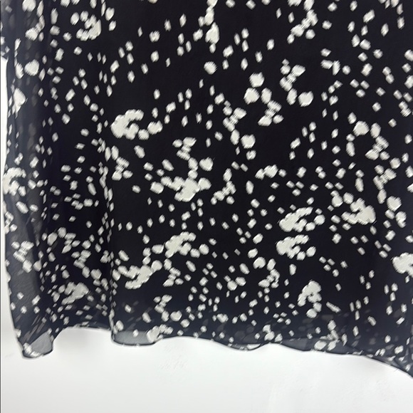 CAbi Cosmos Night Sky Black and Gray Short Sleeve Blouse Size XL - Picture 5 of 12